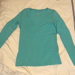 V-neck Long Sleeve T